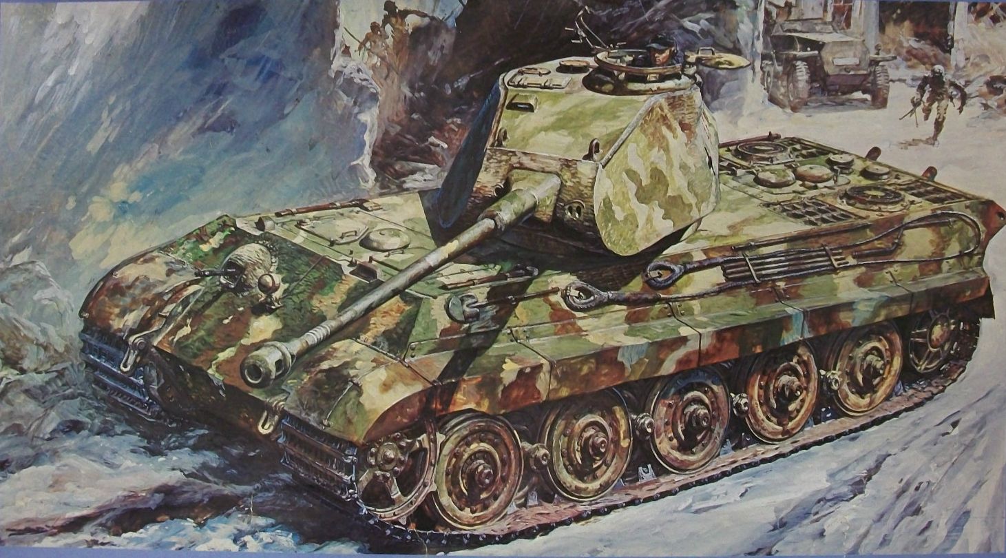 Takani Yoshiyuki. Танк Tiger II.