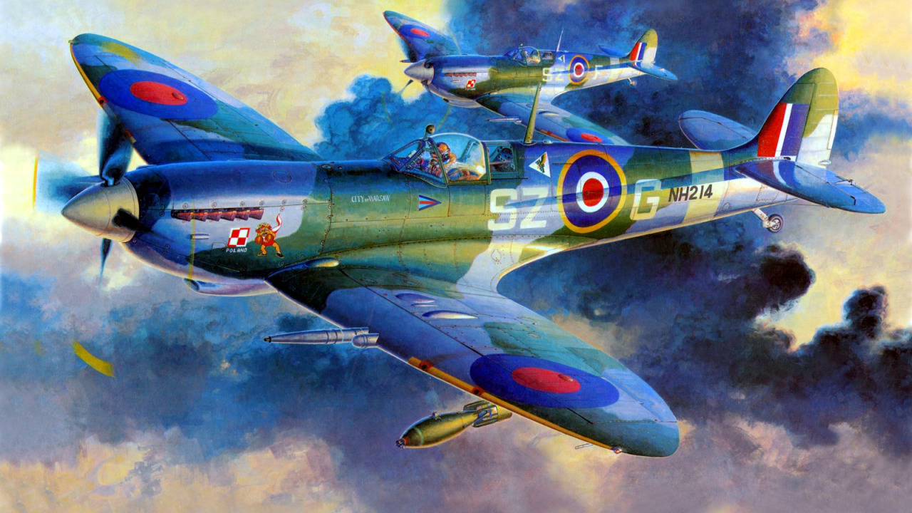 Shigeo Koike. Истребители Spitfire Mk.IX.