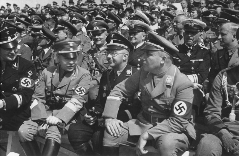 Генрих Гиммлер на партийном съезде. Нюрнберг.1935 г.