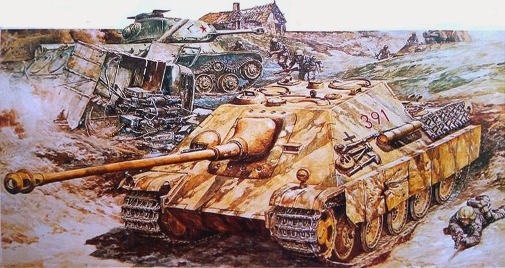 Takani Yoshiyuki. САУ Jagdpanther.