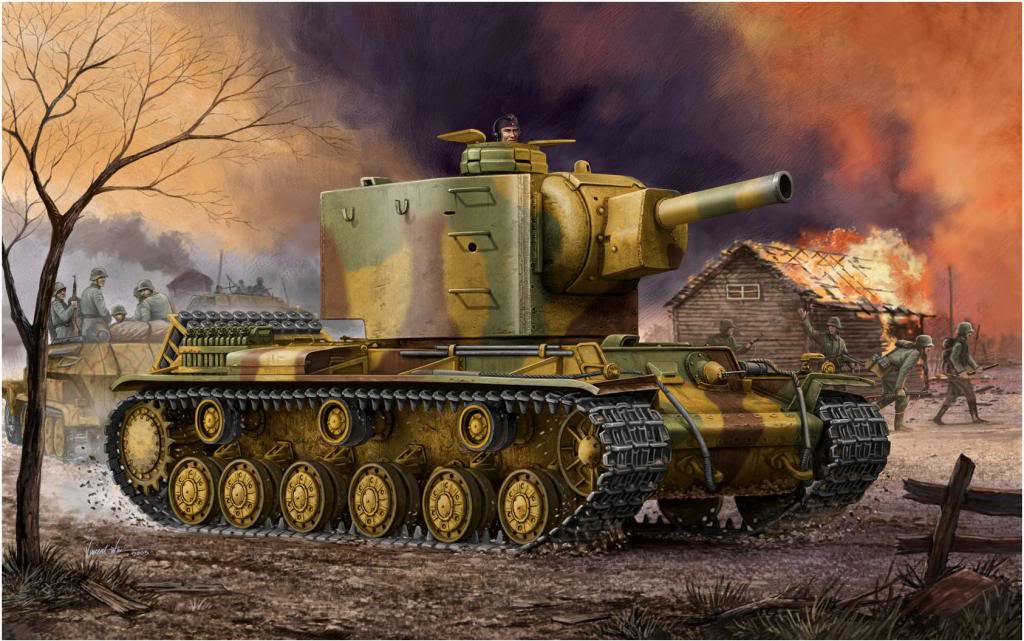 Wai Vincent. Трофейный танк Panzer 754(r) «Beutepanzer KV-2».