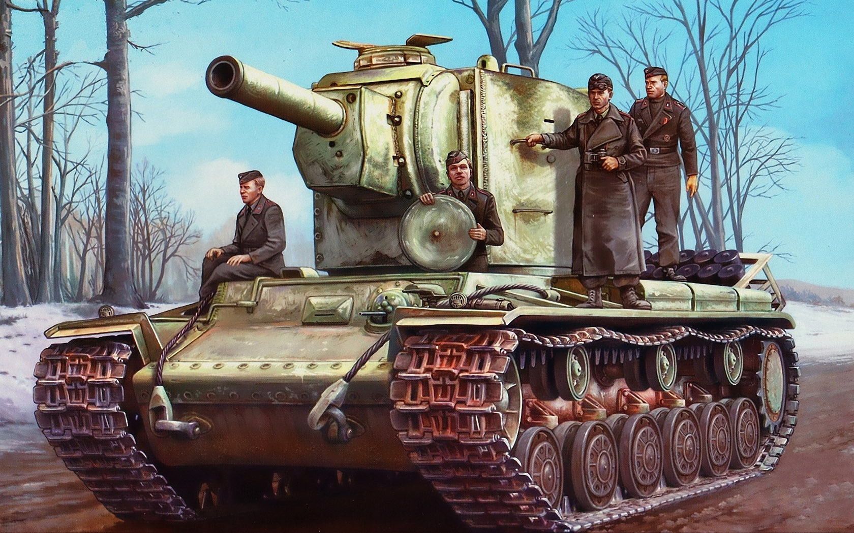 Wai Vincent. Трофейный танк Panzer 754(r) «Beutepanzer KV-2».