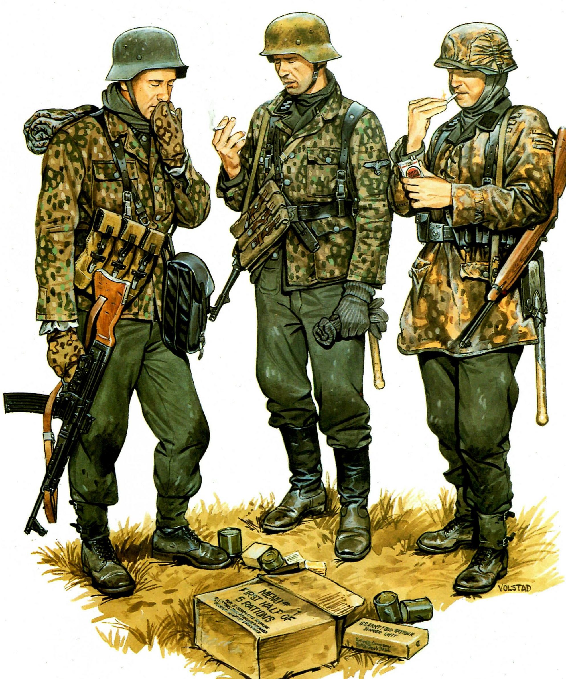 Volstad Ronald. Немецкая пехота.