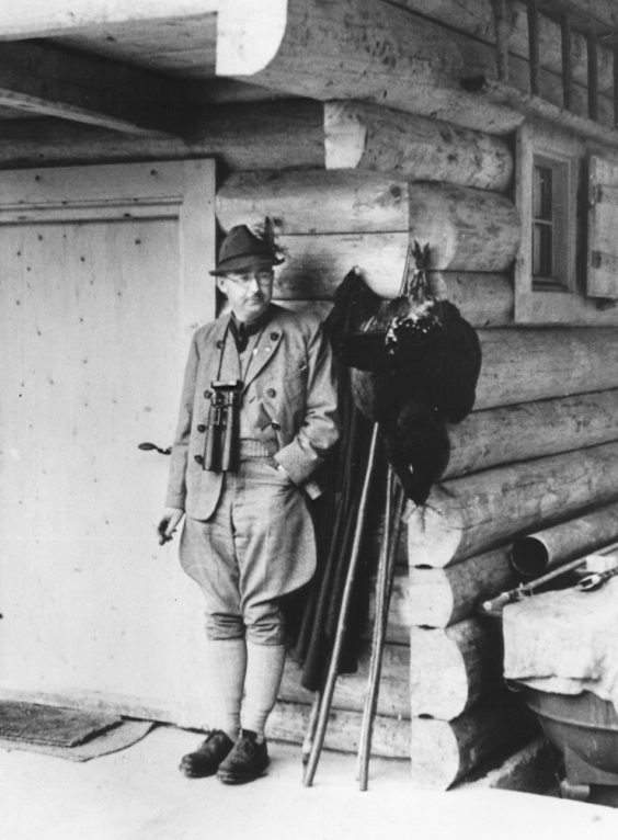 Генрих Гиммлер на охоте. 1937 г.