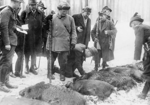 Герман Геринг на охоте. 1935 г.