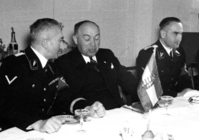 Вернер Бест прием делегации Венгерской полиции. Берлин.1939 г.