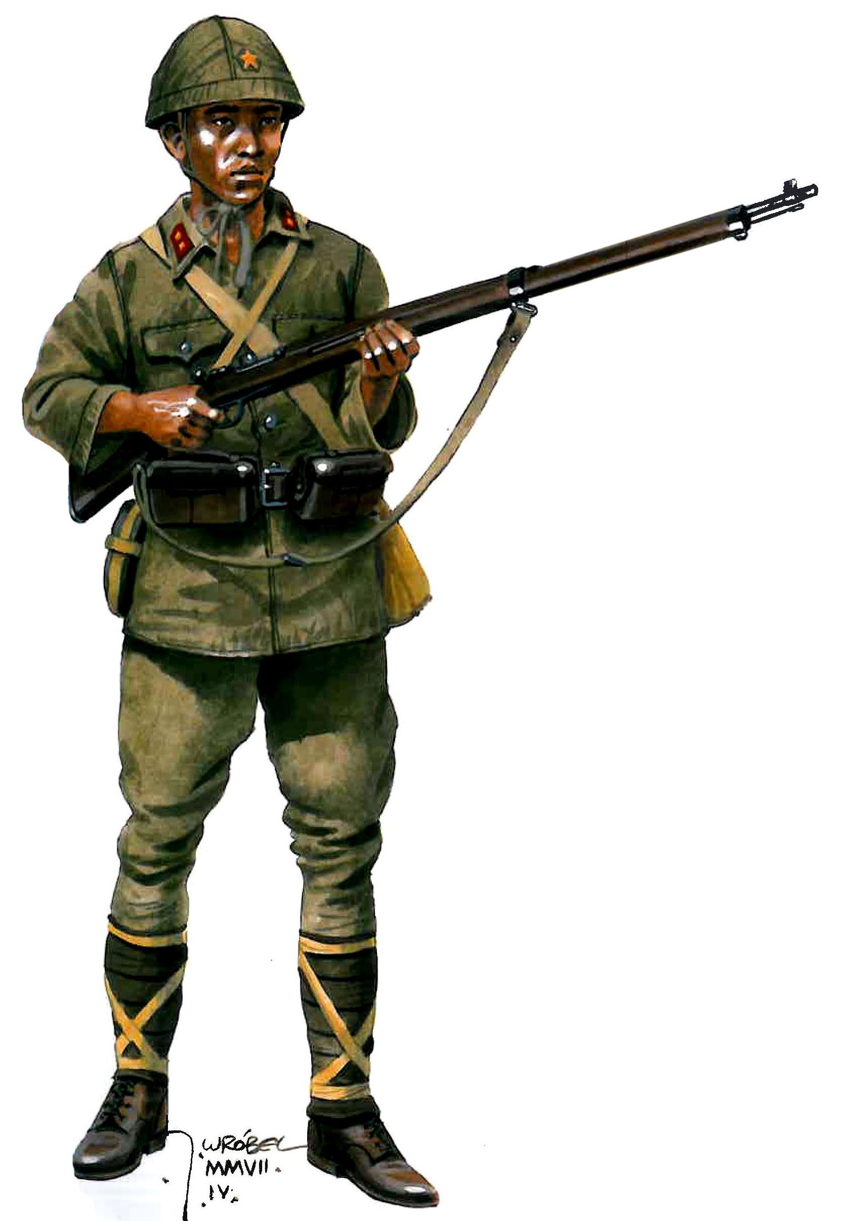 Wrobel Jaroslaw. Японский солдат.