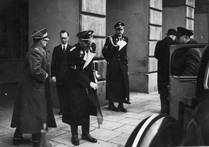 Генрих Гиммлер и Юзеф Кордиан. Берлин. 1939 г.