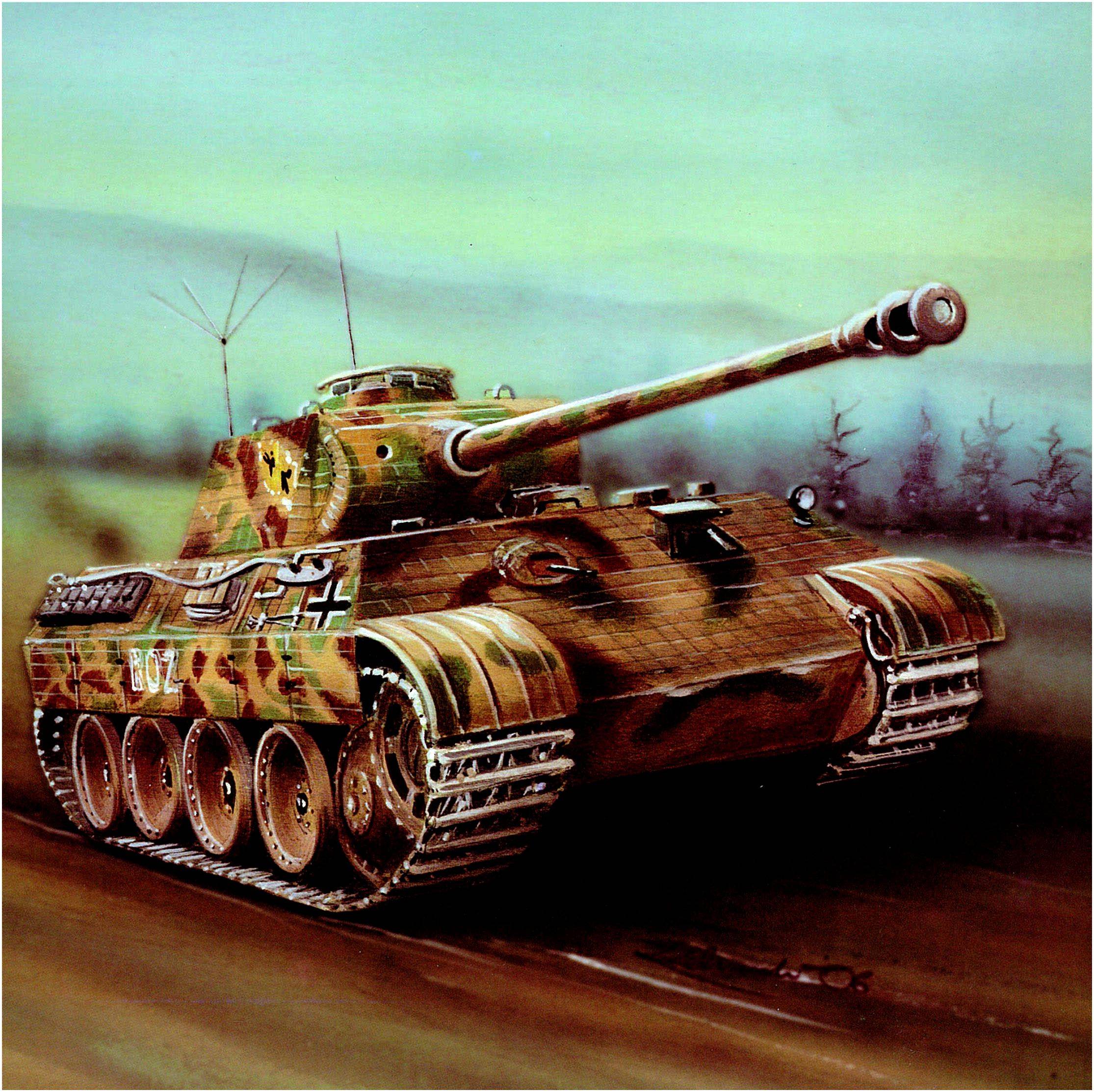 Zakrzewki Witold. Танк Panther Ausf. A.
