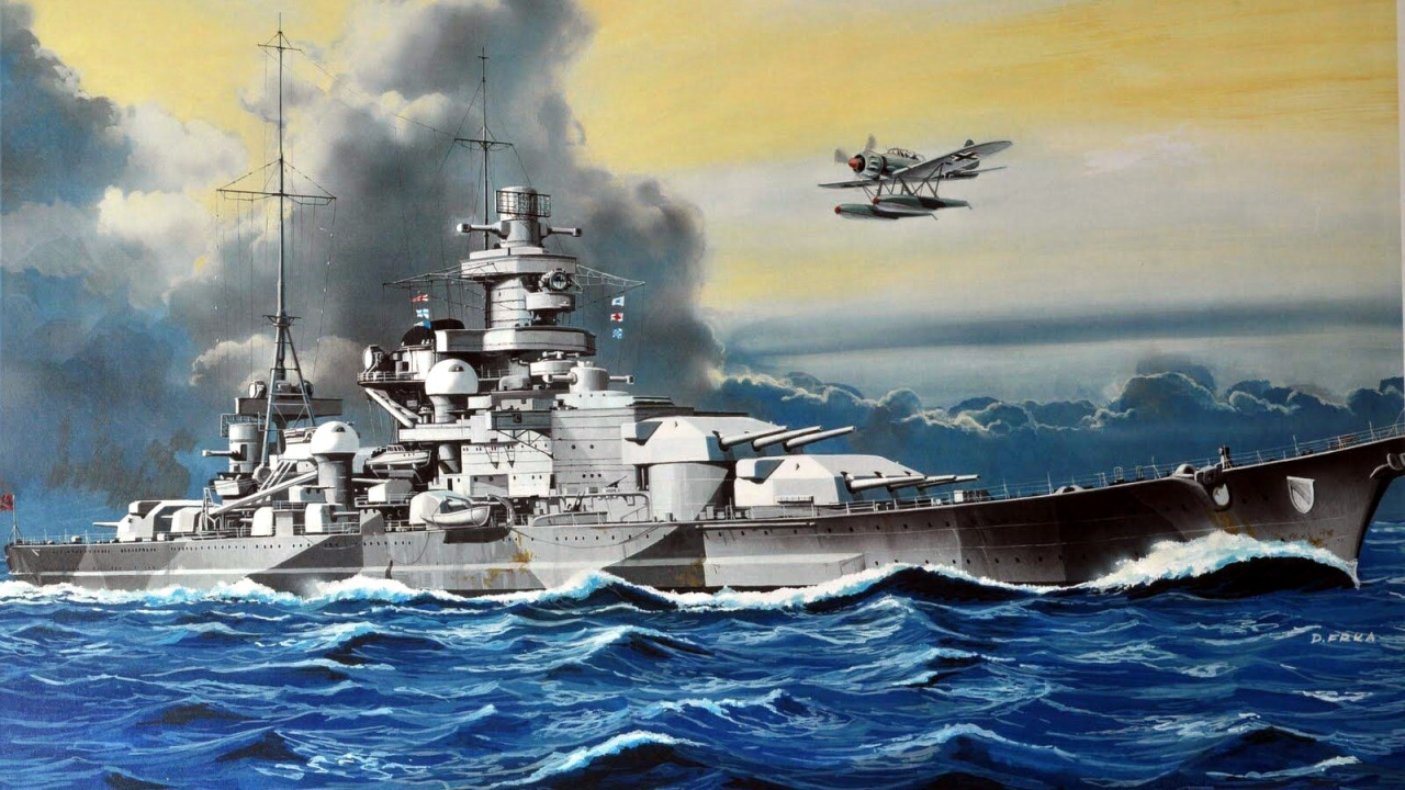 Hajek Stanislav. Линкор «Scharnhorst».