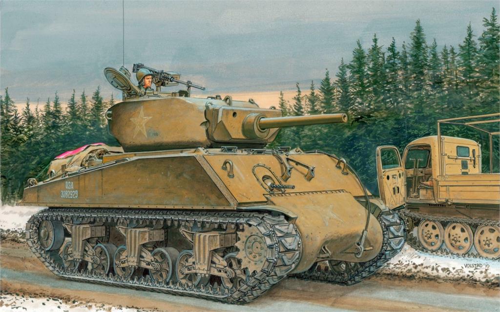 Volstad Ronald. Средний танк M-4A3E2 «Шерман».
