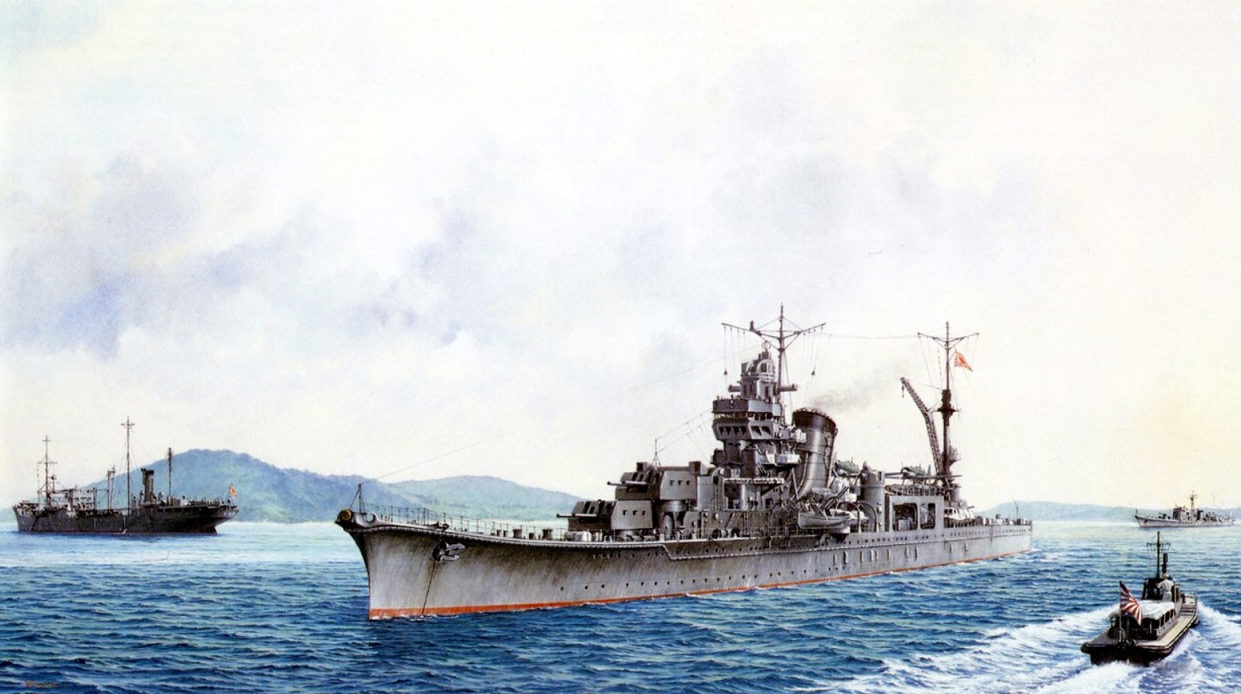 Takeshi Yuki. Крейсер «Agano».
