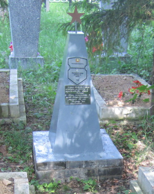 д. Малое Заполье Дрибинского р-на. Памятник установлен на братской могиле, в которой похоронено 6 советских воинов, погибших в годы войны.