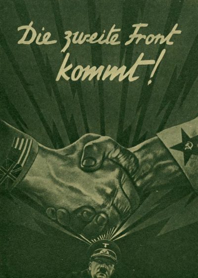 А эта листовка сообщает немецким солдатам о скором открытии второго фронта.