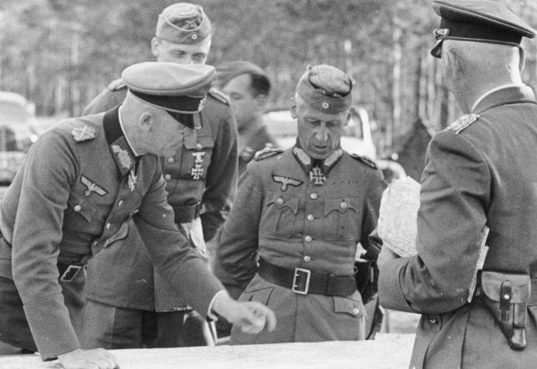Герман Гот, Федор фон Бок и Вольфрам фон Рихтгофен. 1941 г.