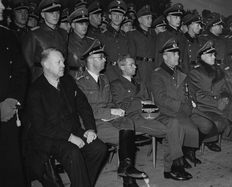 Йозеф Тербовен, Квислинг Видкун, Генрих Гиммлер. 1941 г.