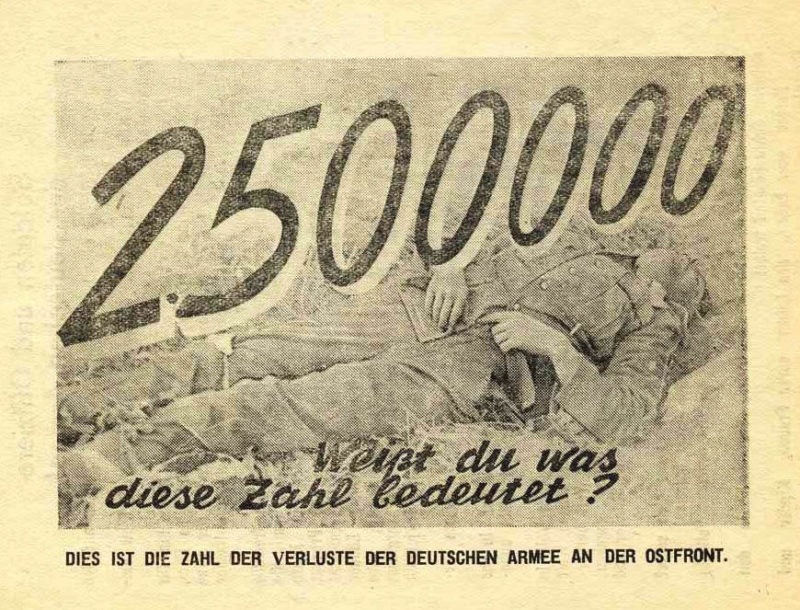 Это число потерь понесенных немецкой армией на Восточном фронте