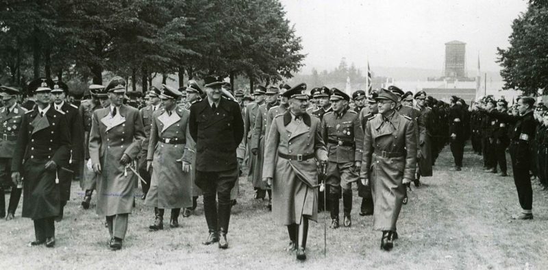 Йозеф Тербовен на съезде норвежской фашистской партии. Осло. 1942 г.