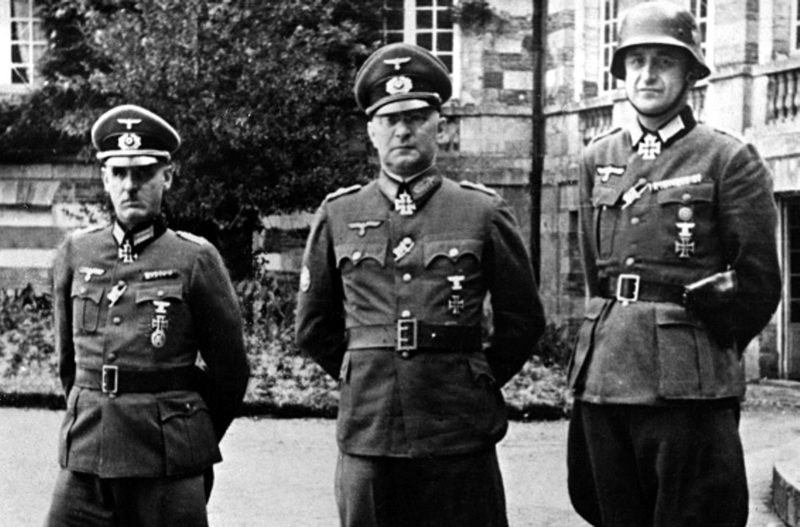 Франц Бёме, Отто Шмидт-Гартунг и Хорст Бернхард Курт Питер Дорфф. 1940 г.