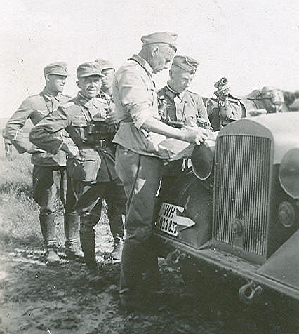 Максимилиан Ангелис на Восточном фронте. 1943 г.