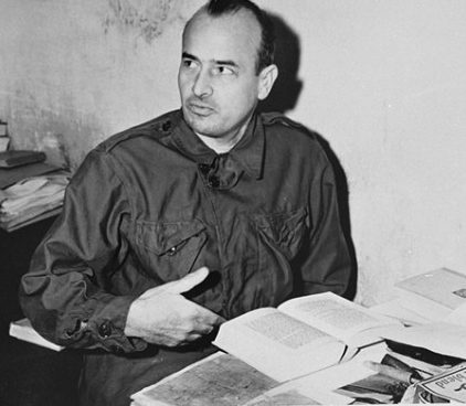 Ганс Франк в Нюрнберской тюрьме. 1945 г.