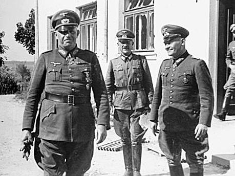 Эрих Гёпнер и Эрнст Буш на Восточном фронте. 1941 г.