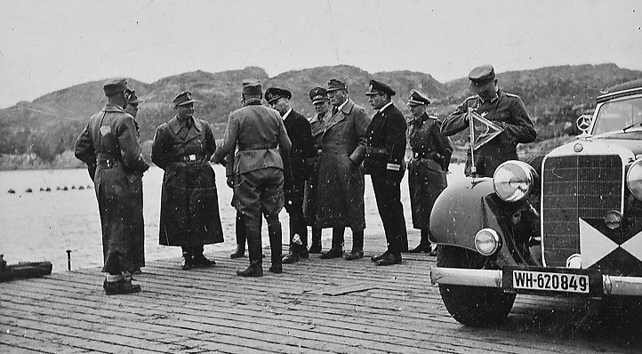 Йозеф Тербовен путешествует по Северной Норвегии. 1942 г.