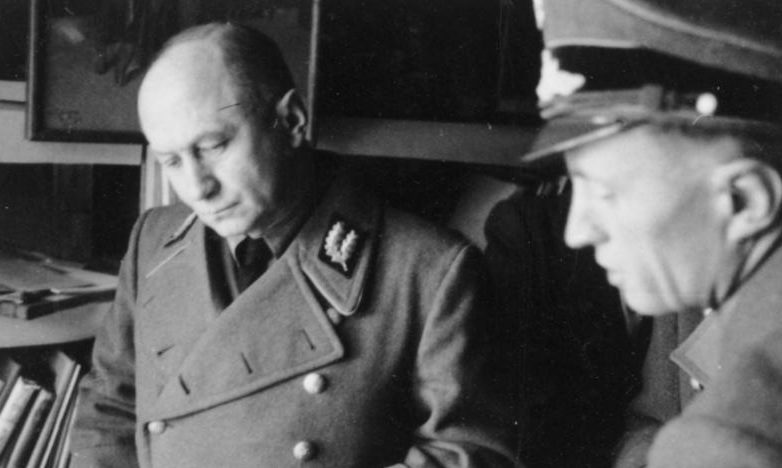 Вильгельм Кубе и Эрнст Розенберг. Минск. 1942 г.