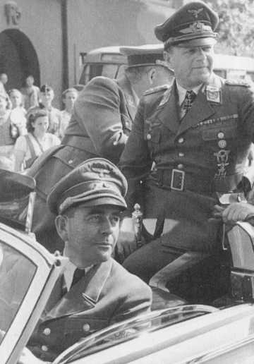Альберт Шпеер и Эдгард Мильх. 1944 г.