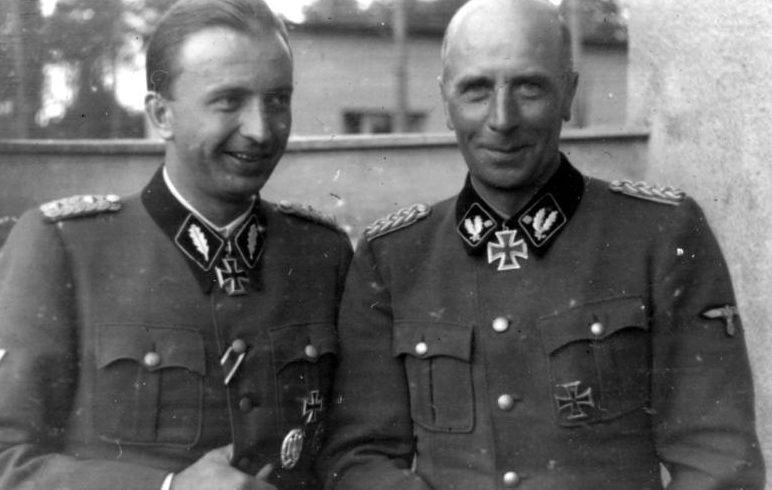Вильгельм Биттрих и Герман Фегеляйн. 1942 г. 