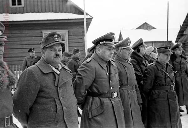 Вильгельм Кубе и Карл Ценнер. Белоруссия. 1943 г.