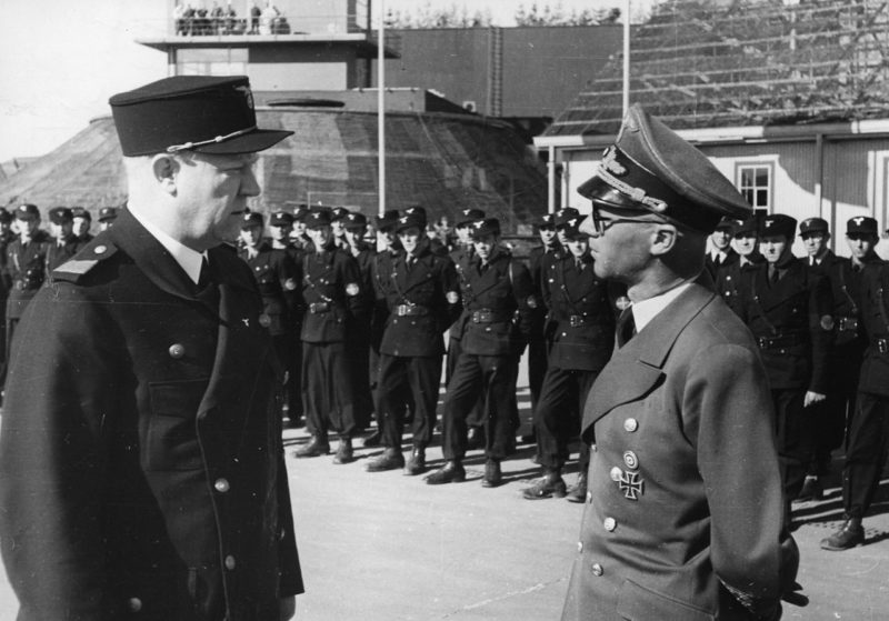 Йозеф Тербовен и Видкун Квислинг. 1942 г.