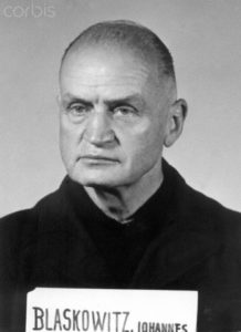 Йоханнес Бласковиц в Нюрнбергской тюрьме. 1945 г.
