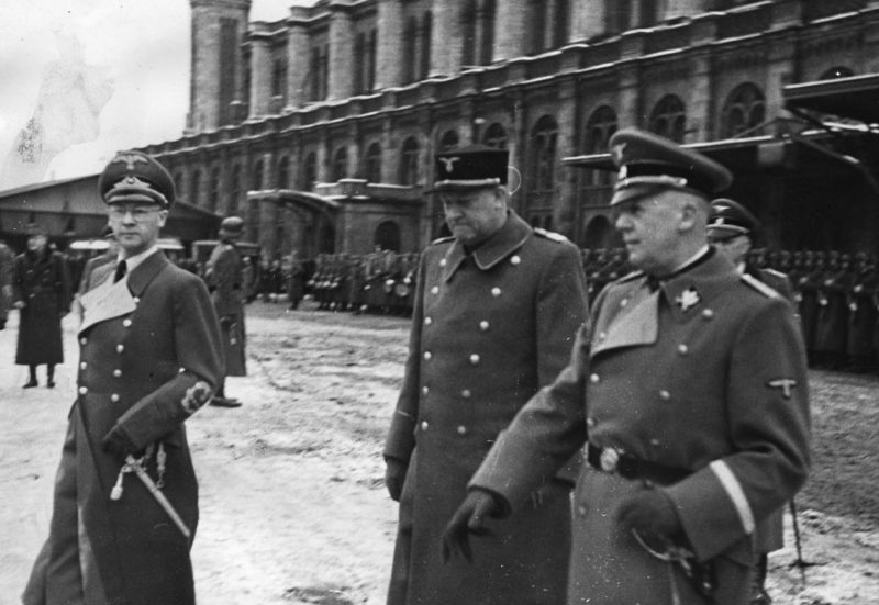 Ганс Ламмерс и Генрих Гиммлер в Норвегии. 1942 г.