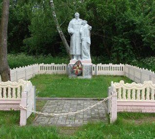 д. Копани Чаусского р-на. Братская могила, в которой похоронено 15 воинов, в т.ч. 13 неизвестных.