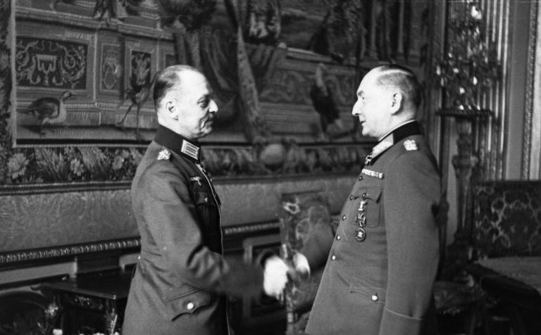 Эрвин фон Вицлебен и Герд фон Рунштедт. 1941 г. 