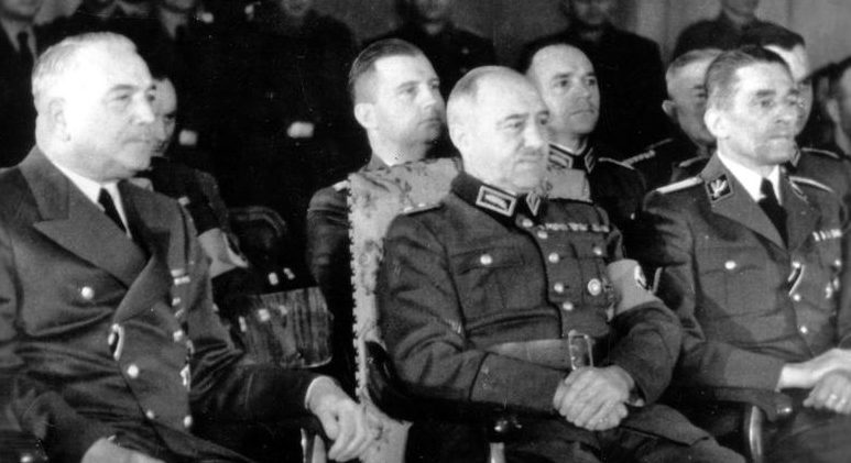 Константин Нейрат, Константин Хирль и Карл Франк. 1941 г.