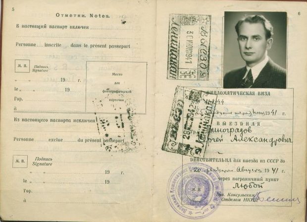 Дипломатический паспорт.