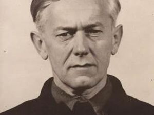 Вальтер Шимана в Нюрнберской тюрьме. 1945 г.