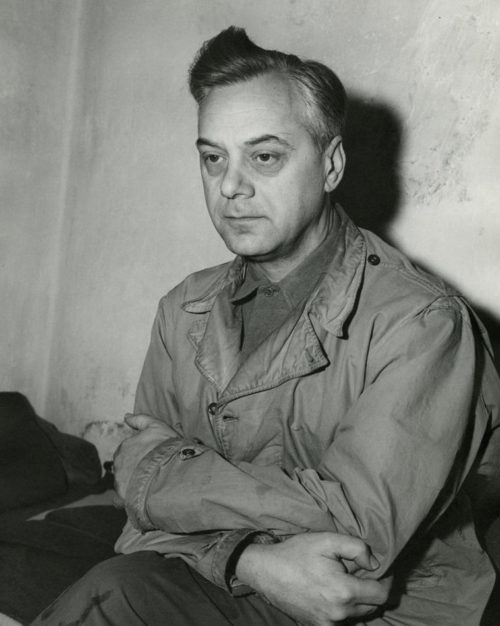 Эрнст Розенберг в Нюрнберсккой тюрьме. 1945 г.