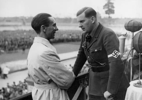 Бальдур Ширах и Йозеф Геббельс. 1938 г.