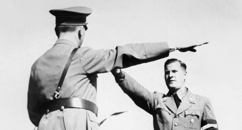 Бальдур Ширах и Адольф Гитлер. 1940 г.
