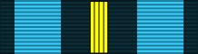 Лента для орденской колодки золотой медали.