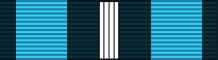 Лента для орденской колодки серебряной медали.