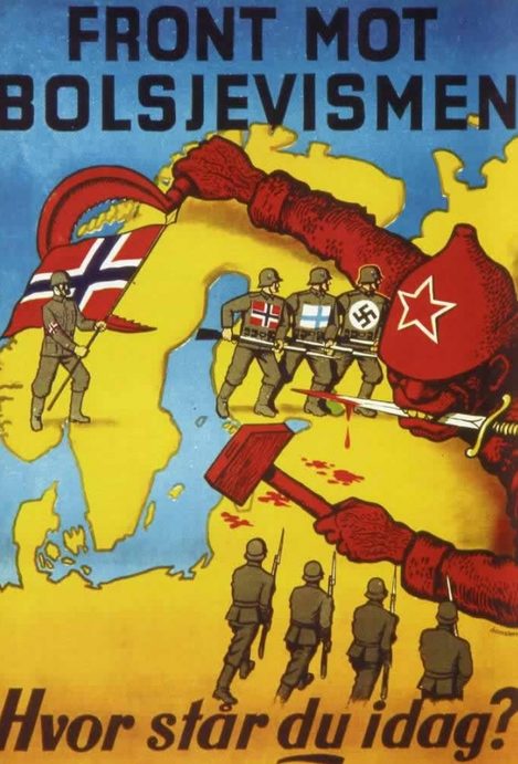 Пропагандистские плакаты Дании.