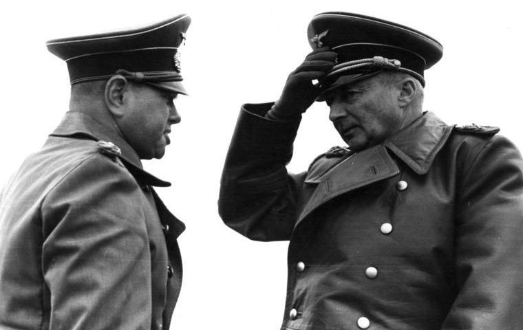 Ганс Клюге и Феликс Швальбе. 1944 г. 