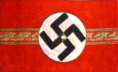 Нарукавная повязка ортгруппенляйтера в 1939-1945 годах.