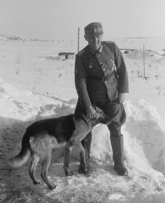 Георг Риттер в Петсамо. 1943 г.
