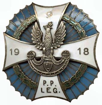 Офицерский полковой знак 9-го пехотного полка. 
