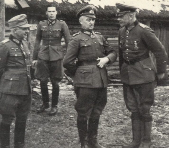 Вальтер Модель, Роберт Мартинек и Пауль Волскер. 1942 г.